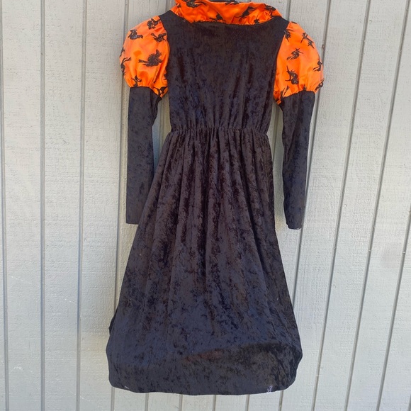 Halloween Witch Hoop Dress with Matching Hat - Picture 12 of 16